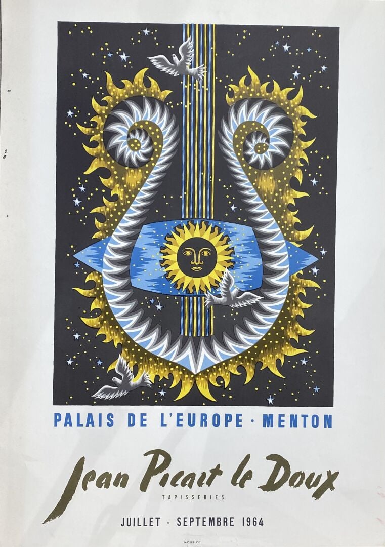 Jean PICART LE DOUX (1902-1982), d'après - Menton soleil musique côte d'Azur et…