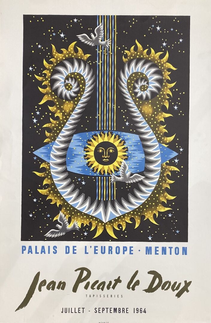 Jean PICART LE DOUX (1902-1982), d'après - Menton Soleil Musique Côte d'Azur et…