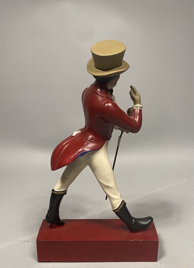 Johnnie WALKER - Figurine publicitaire en matériau composite avec sa canne et s…