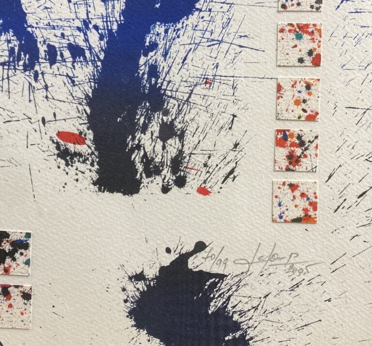 JR LELOUP (1949) - Sans titre - Sérigraphie et collage sur papier Arches - Numé…