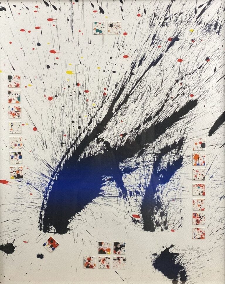 JR LELOUP (1949) - Sans titre - Sérigraphie et collage sur papier Arches - Numé…