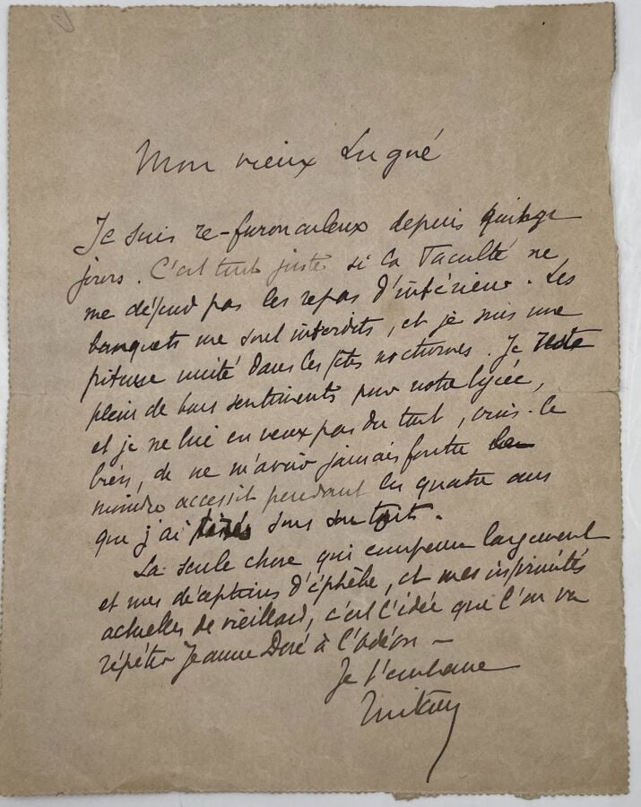LITTÉRATURE. - 12 L.A.S. - Théodore de BANVILLE, Tristan BERNARD (à Lugné-Poe),…