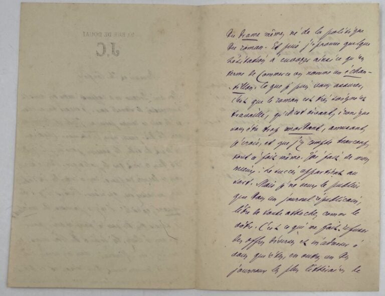 LITTÉRATURE. - 12 L.A.S. - Théodore de BANVILLE, Tristan BERNARD (à Lugné-Poe),…