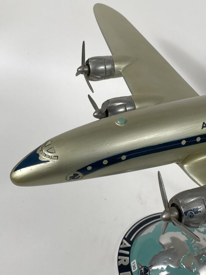 Lockheed 1049 Constellation Air France F-BAZA au 1/50ème en bois et métal peint…