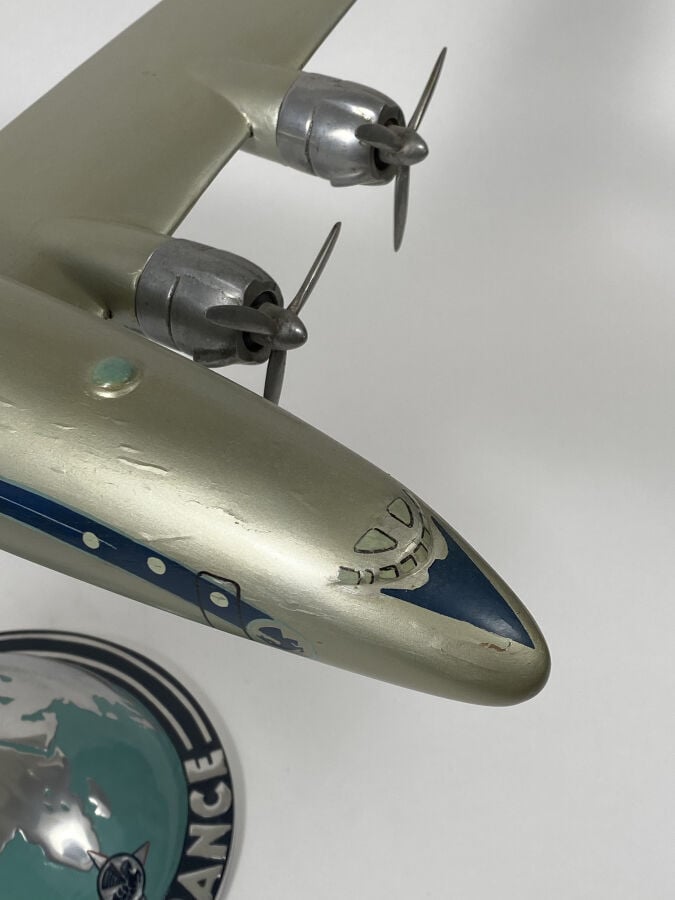 Lockheed 1049 Constellation Air France F-BAZA au 1/50ème en bois et métal peint…