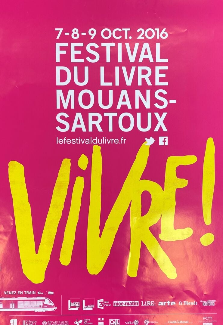 Lot d'affiches comprenant : - - Festival international du livre, 1974, imp. ADI…