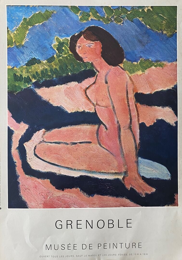Lot d'affiches d'exposition sur Matisse comprenant : - - Musée Matisse à Nice,…