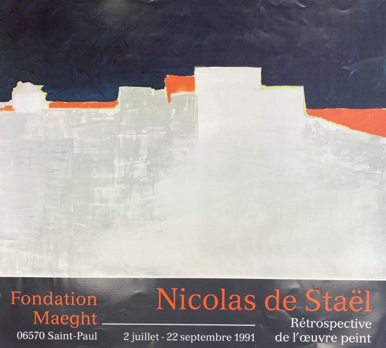 Lot d'affiches de la Fondation Maeght - - Nicolas de Staël, 1972 - - Bonnard da…
