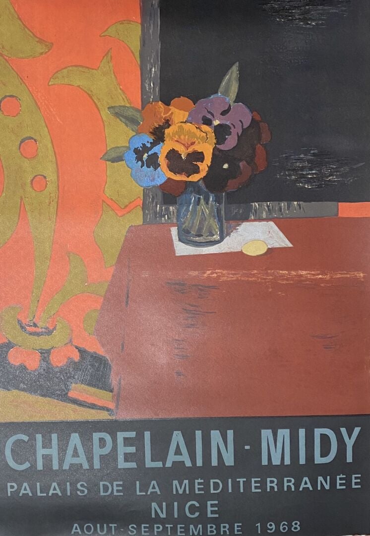 Lot d'affiches diverses de galeries d'art ou musées comprenant : - - Claude Ven…