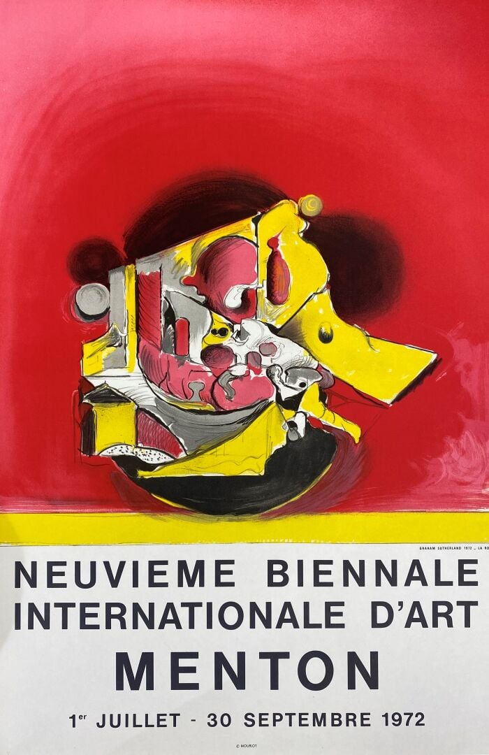 Lot d'affiches et reproductions comprenant : - - Dixième Biennale International…