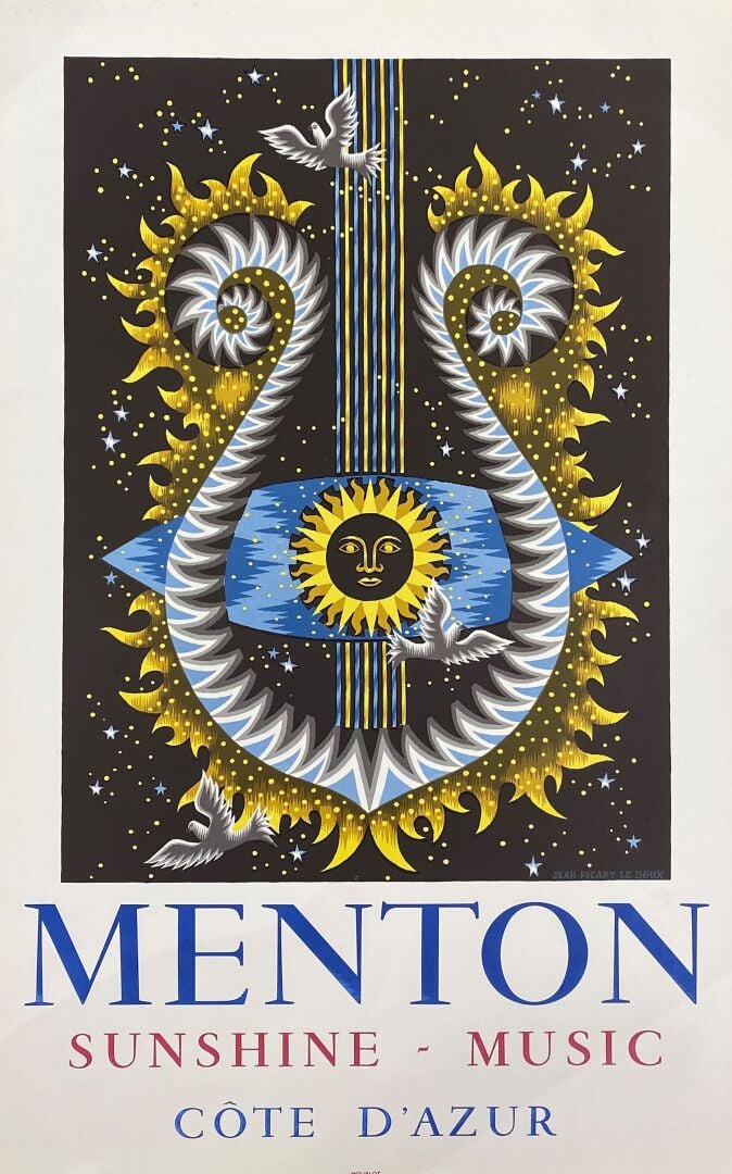 Lot d'affiches et reproductions comprenant : - - Dixième Biennale International…