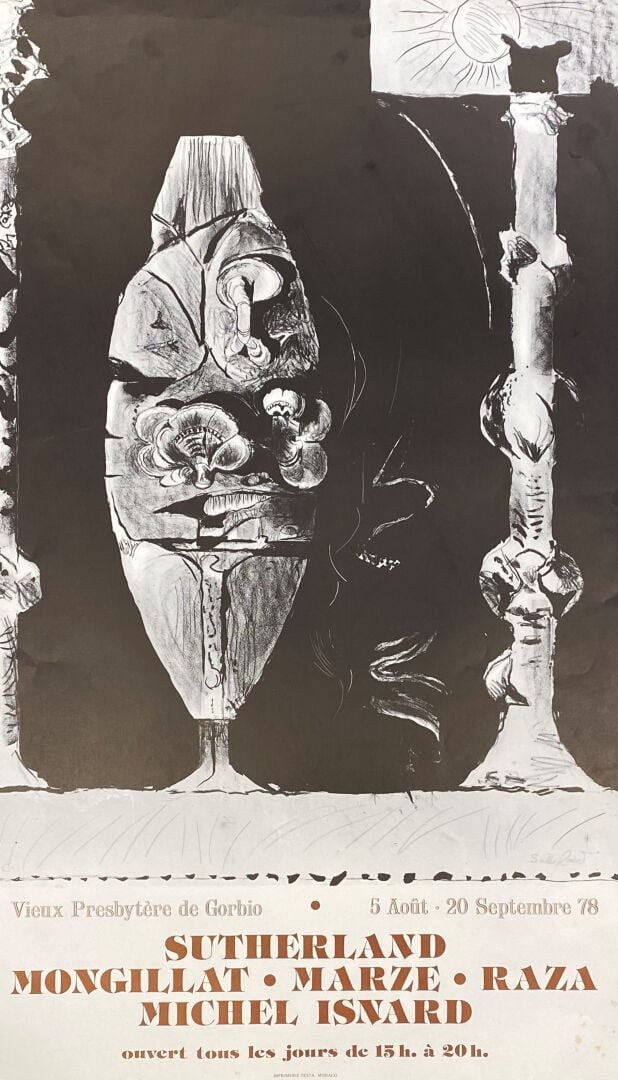 Lot d'affiches et reproductions comprenant : - - Dixième Biennale International…