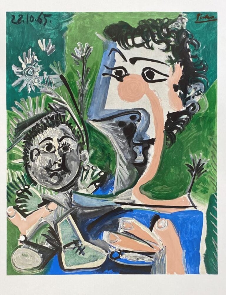 Lot d'affiches et reproductions comprenant : - - Dixième Biennale International…