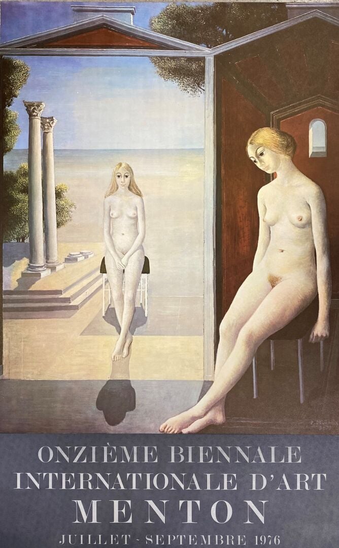 Lot d'affiches et reproductions comprenant : - - Quatrième Biennale de peinture…