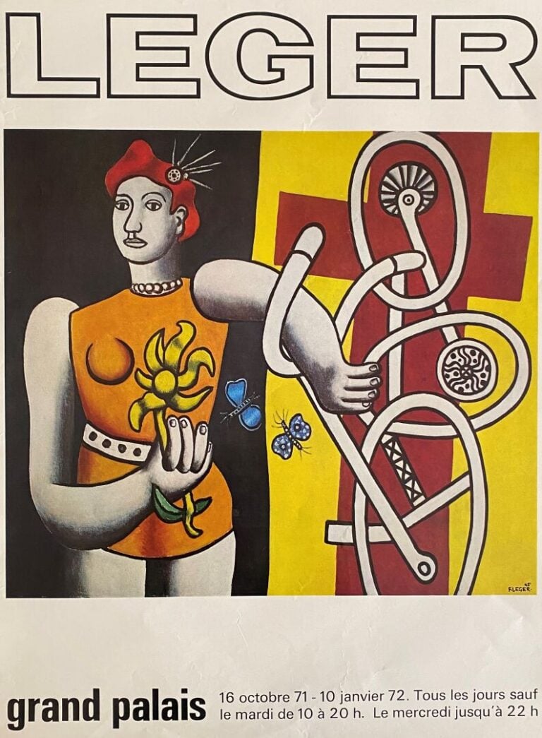 Lot d'affiches, reproductions, affiches de galeries comprenant: - - Fernand Lég…