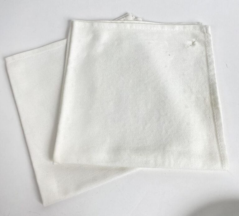 Lot de serviettes 1ère classe en damassé : 28 pièces par Picard Ledoux pour Air…