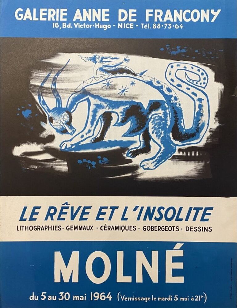 Luis-Vidal MOLNE (1907-1970), d'après - Lot de trois affiches comprenant : - -…