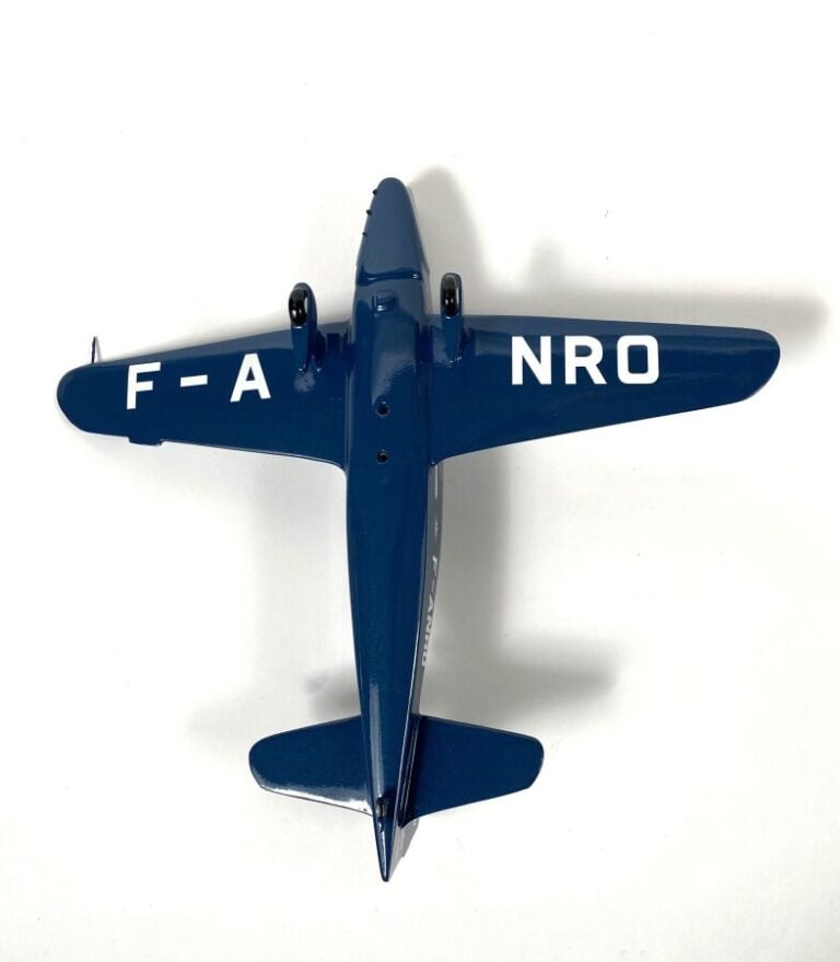 Maquette du Chaudron Simon C630 bois peint, réalisation pour le Musée Air Franc…
