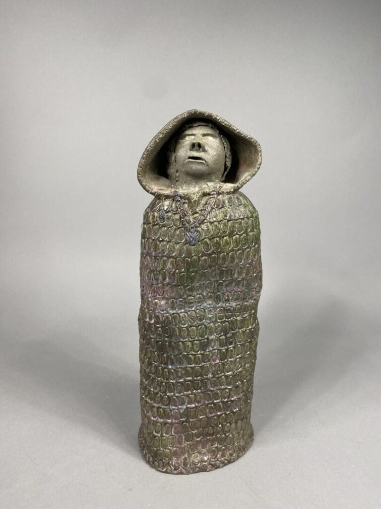 Marcel GIRAUD (1937), Vallauris - Sujet anthropomorphe en céramique émaillée -…