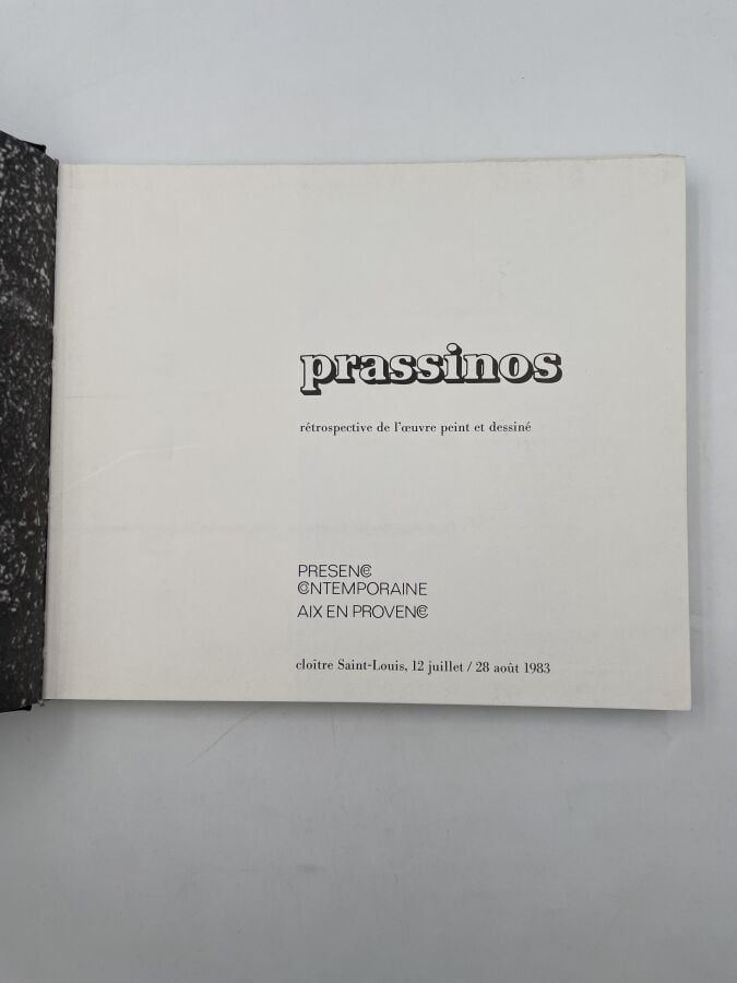 MARIO PRASSINOS - Prassinos. Rétrospective de l'oeuvre peint et dessiné, Cloîtr…