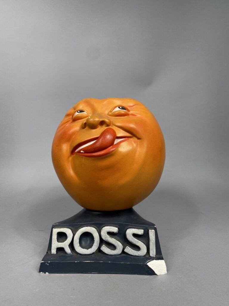 MARTINI - ROSSI - Présentoir publicitaire de comptoir formant porte-bouteille e…