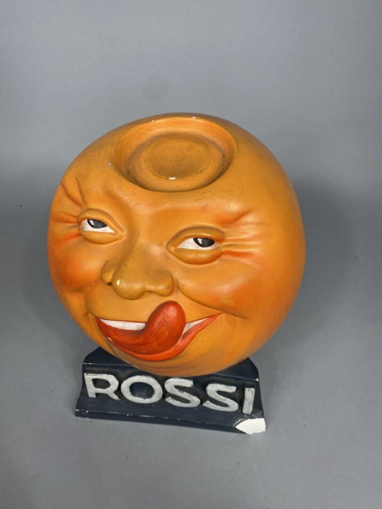 MARTINI - ROSSI - Présentoir publicitaire de comptoir formant porte-bouteille e…