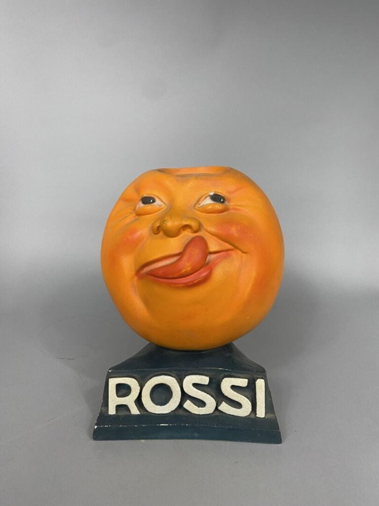 MARTINI - ROSSI - Présentoir publicitaire de comptoir formant porte-bouteille e…