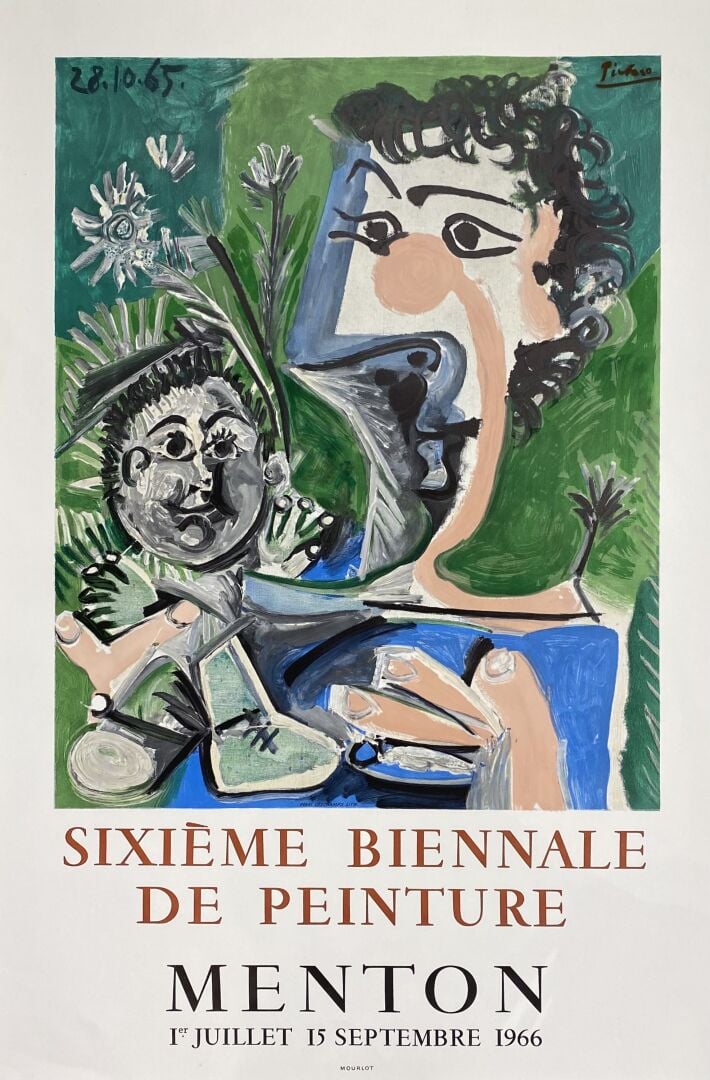 Pablo PICASSO (1881-1973), d'après - Ensemble d'affiches et reproduction compre…