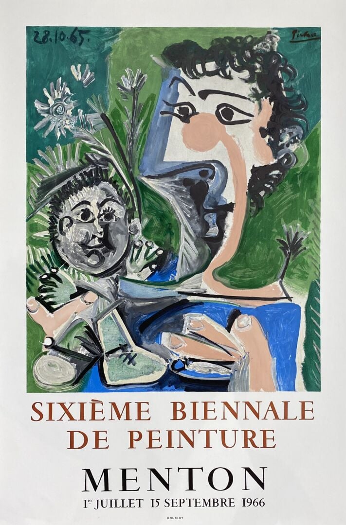Pablo PICASSO (1881-1973), d'après - Ensemble d'affiches et reproduction compre…