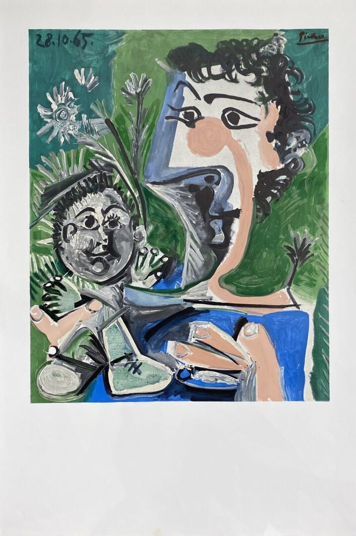 Pablo PICASSO (1881-1973), d'après - Ensemble d'affiches et reproduction compre…