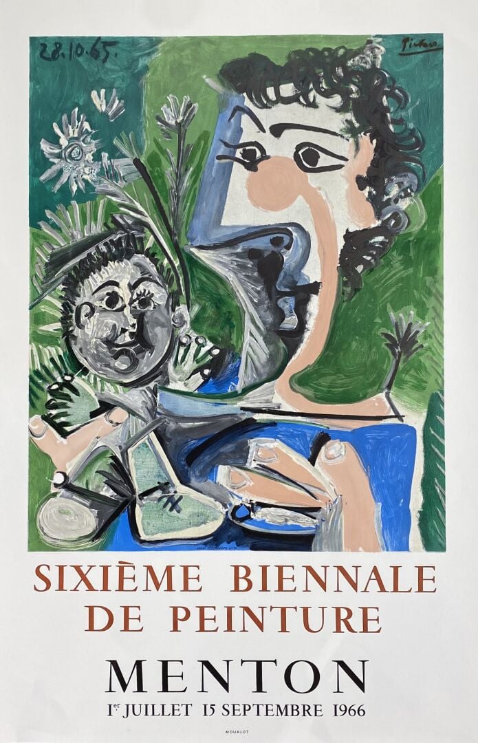 Pablo PICASSO (1881-1973), d'après - Ensemble d'affiches et reproduction compre…