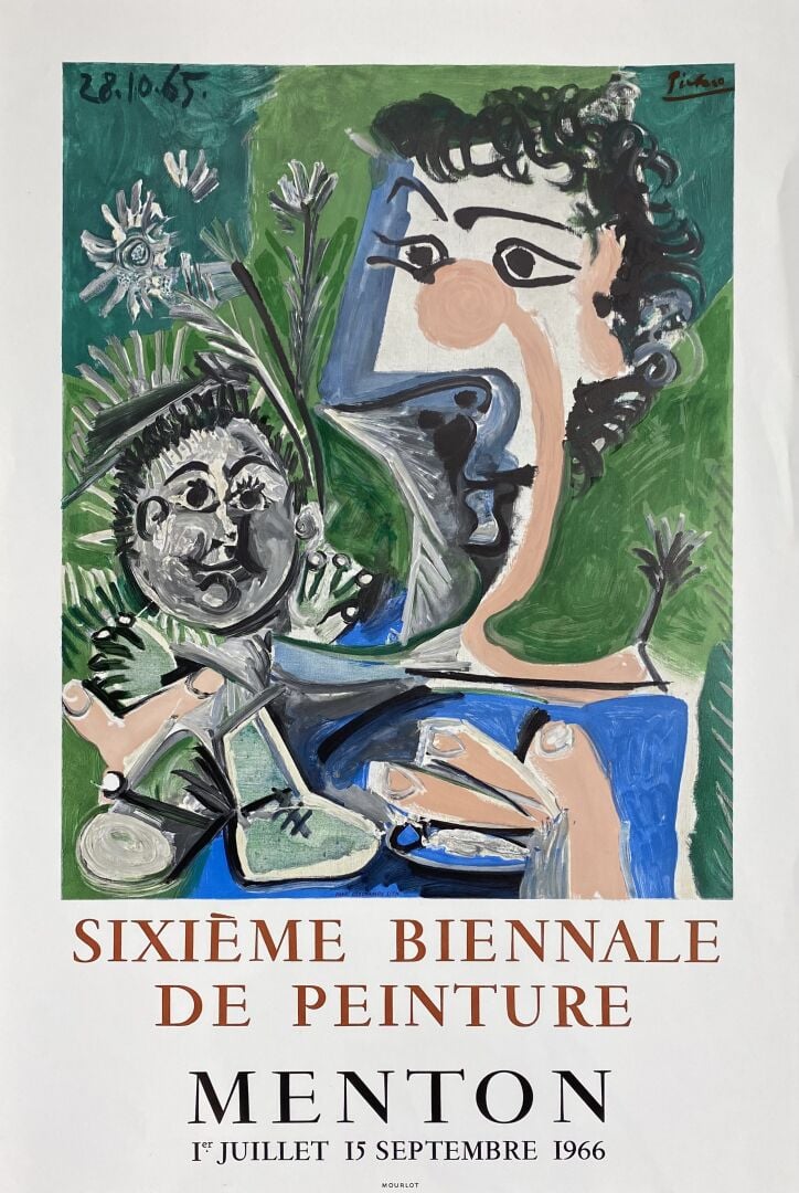 Pablo PICASSO (1881-1973), d'après - Ensemble d'affiches et reproduction compre…