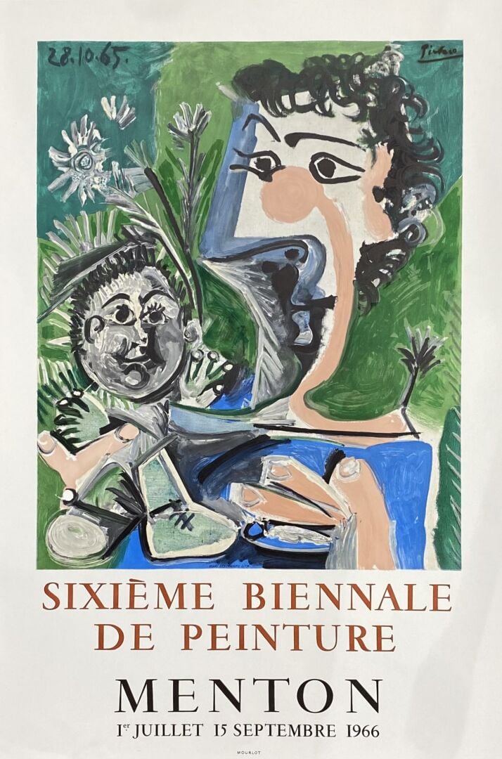 Pablo PICASSO (1881-1973), d'après - Ensemble d'affiches et reproduction compre…
