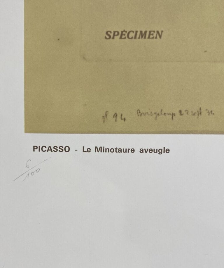 Pablo PICASSO (1881-1973), d'après - Ensemble d'affiches et reproduction compre…