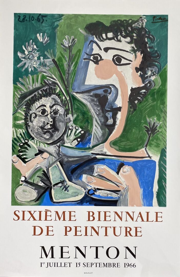 Pablo PICASSO (1881-1973), d'après - Ensemble d'affiches et reproduction compre…