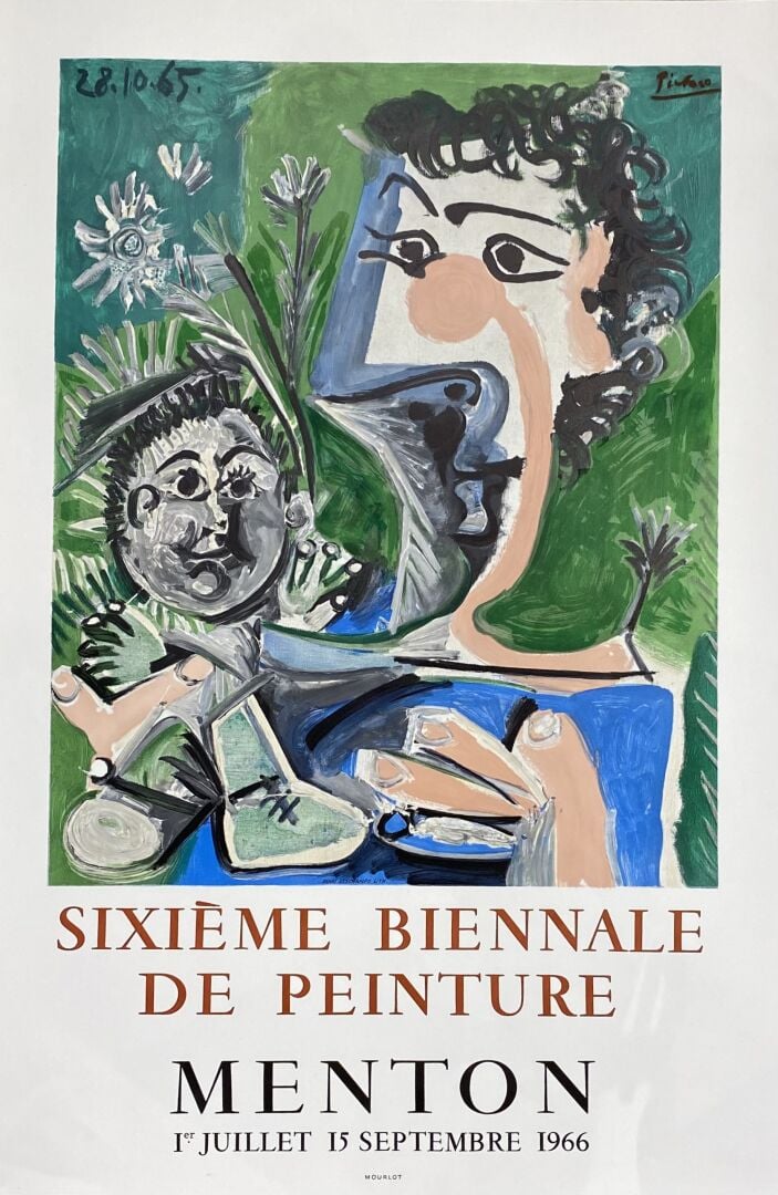 Pablo PICASSO (1881-1973), d'après - Ensemble d'affiches et reproduction compre…