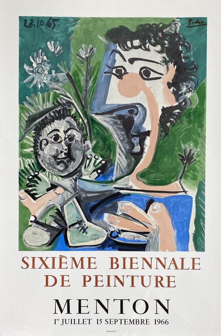 Pablo PICASSO (1881-1973), d'après - Ensemble d'affiches et reproduction compre…