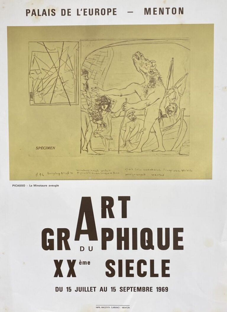 Pablo PICASSO (1881-1973), d'après - Ensemble d'affiches et reproduction compre…