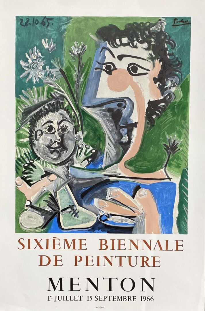 Pablo PICASSO (1881-1973), d'après - Ensemble d'affiches et reproduction compre…