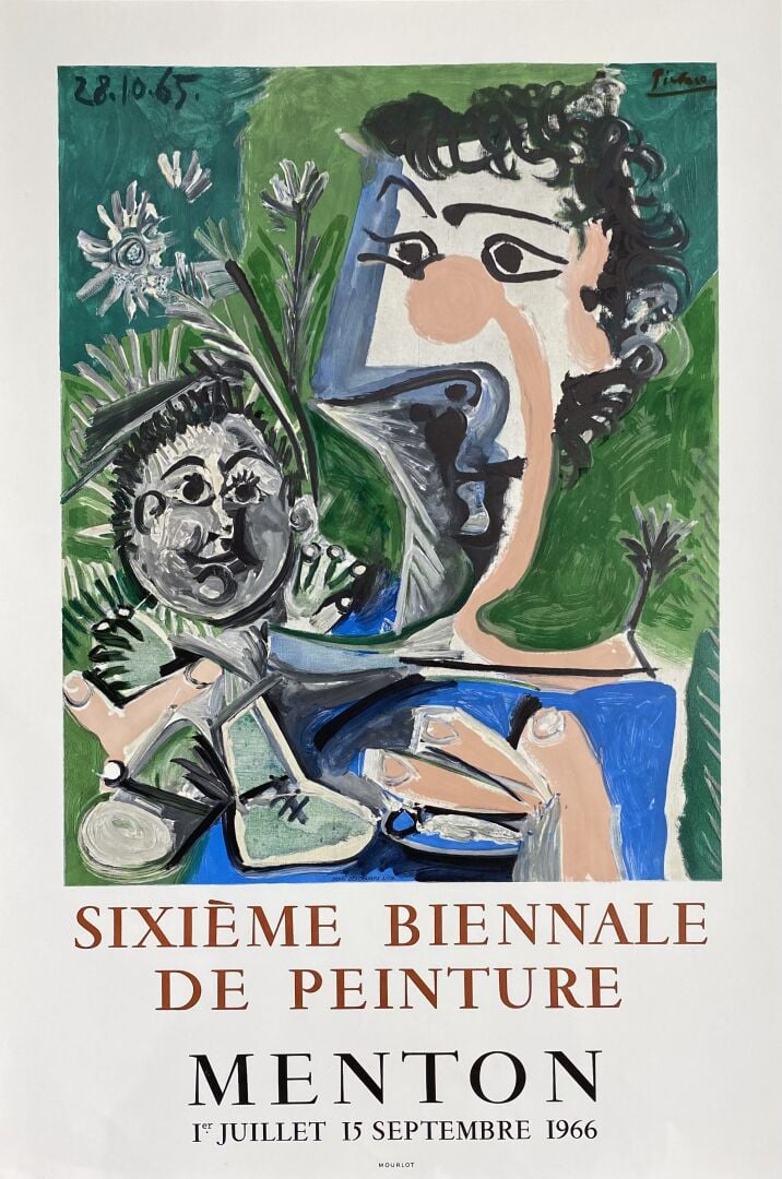 Pablo PICASSO (1881-1973), d'après - Ensemble d'affiches et reproduction compre…