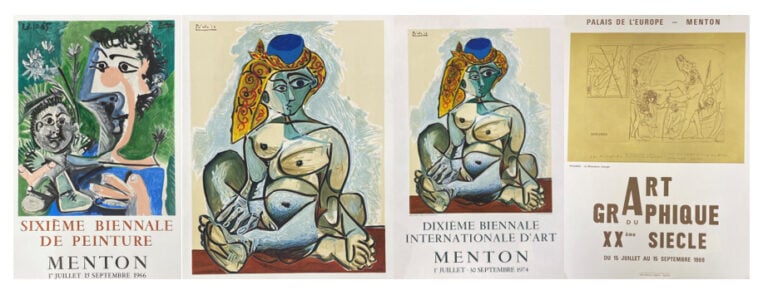Pablo PICASSO (1881-1973), d'après - Ensemble d'affiches et reproduction compre…