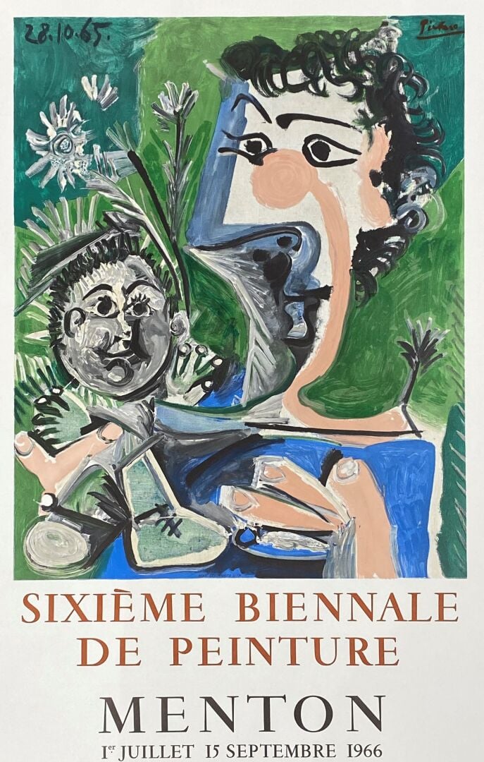 Pablo PICASSO (1881-1973), d'après - Ensemble d'affiches et reproduction compre…