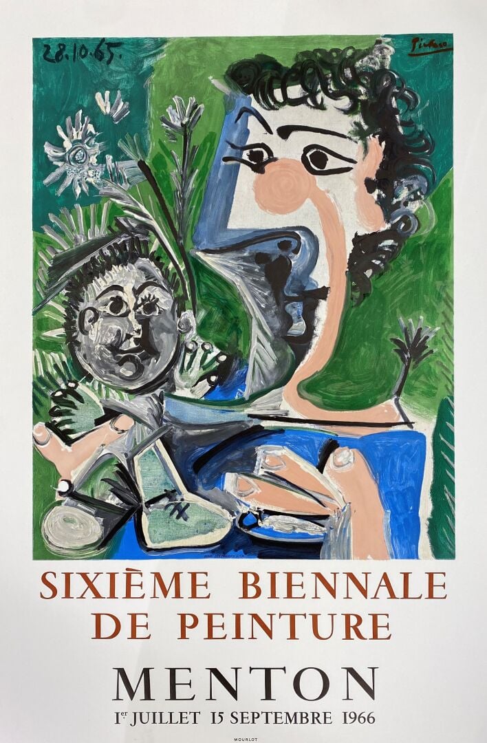 Pablo PICASSO (1881-1973), d'après - Ensemble d'affiches et reproduction compre…