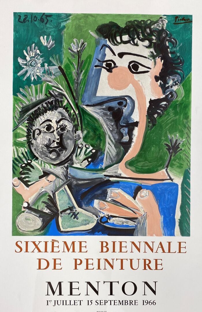 Pablo PICASSO (1881-1973), d'après - Ensemble d'affiches et reproduction compre…