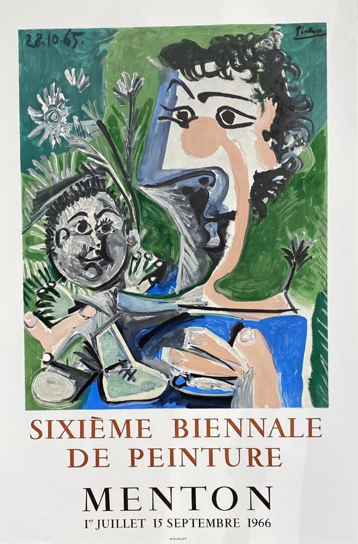 Pablo PICASSO (1881-1973), d'après - Ensemble d'affiches et reproduction compre…