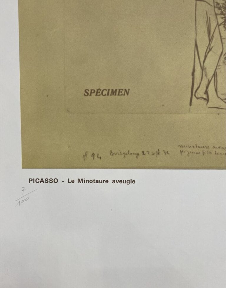 Pablo PICASSO (1881-1973), d'après - Ensemble d'affiches et reproduction compre…
