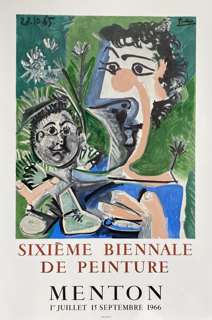 Pablo PICASSO (1881-1973), d'après - Ensemble d'affiches et reproduction compre…
