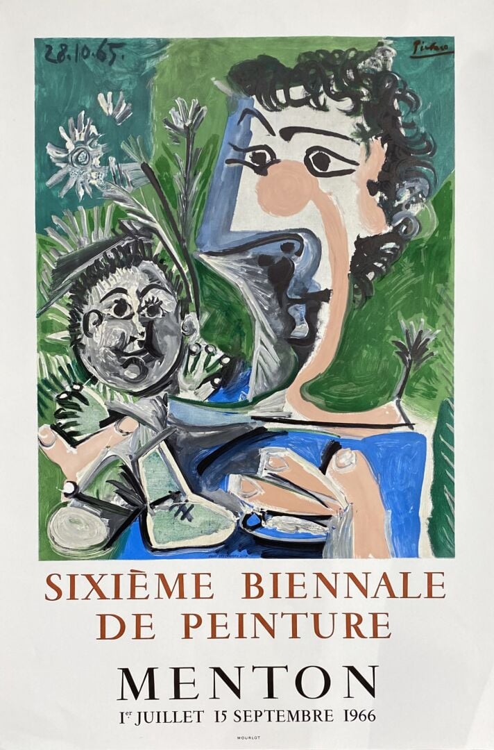 Pablo PICASSO (1881-1973), d'après - Ensemble d'affiches et reproduction compre…