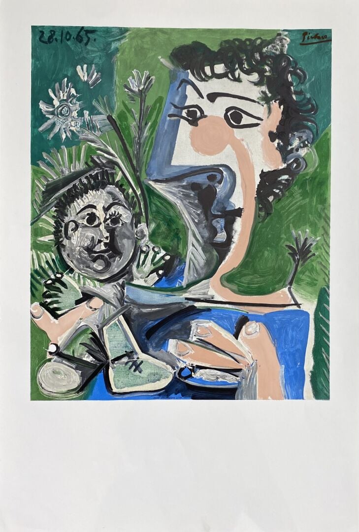 Pablo PICASSO (1881-1973), d'après - Ensemble d'affiches et reproduction compre…