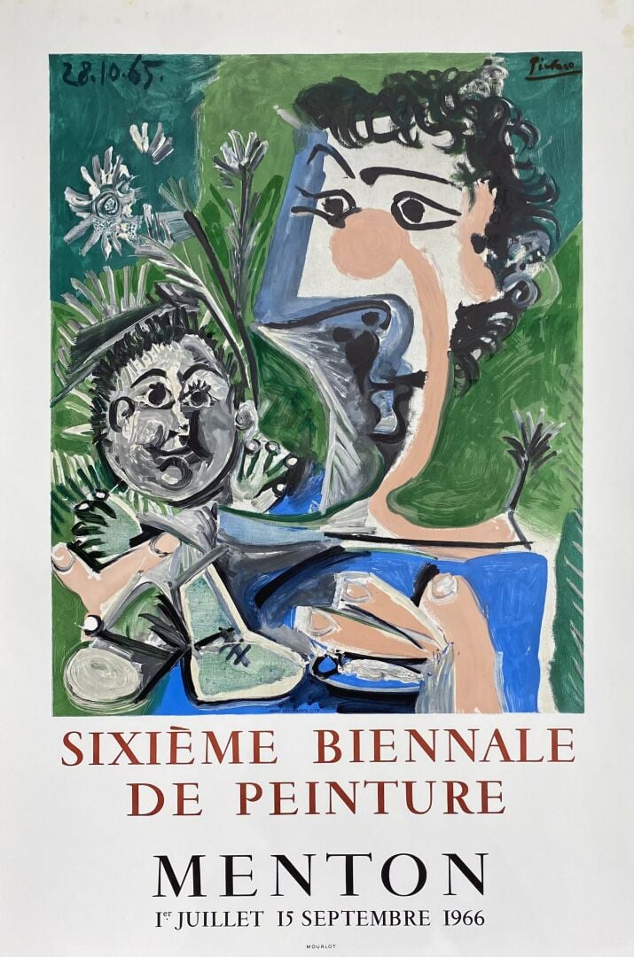 Pablo PICASSO (1881-1973), d'après - Ensemble d'affiches et reproduction compre…